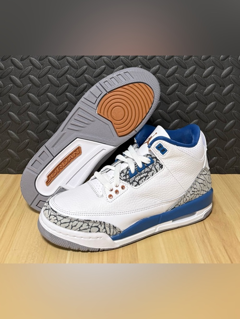 Nike Air Jordan 3 Retro Washington Wizards DM0967-148 GS Size 7Y Womens Size 8.5